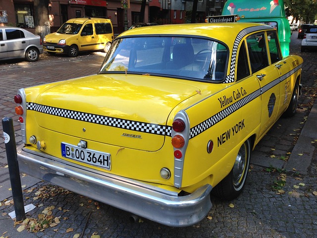 žluté taxi